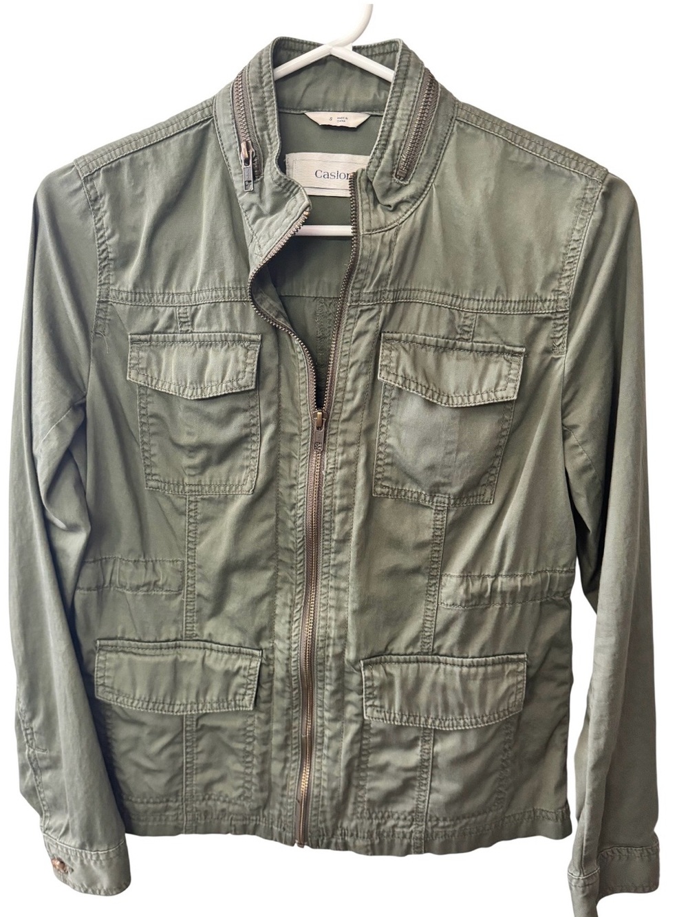 Caslon Olive Green Utility Field Jacket
